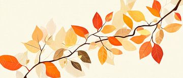 Herbstzauber – Bunte Blattpracht von Poster Art Shop
