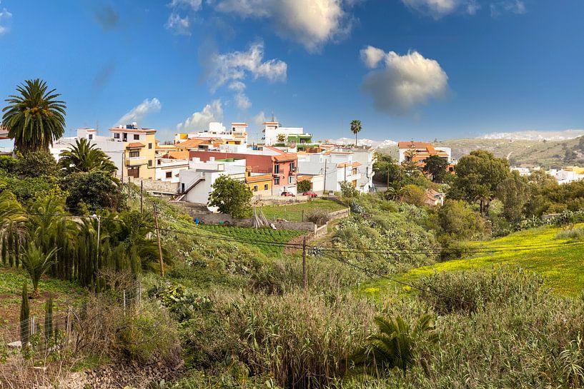 Firgas, Spanish village in Gran Canaria. by Gert Hilbink