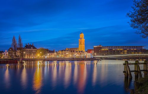 Skyline de Zwolle avec le Peperbus