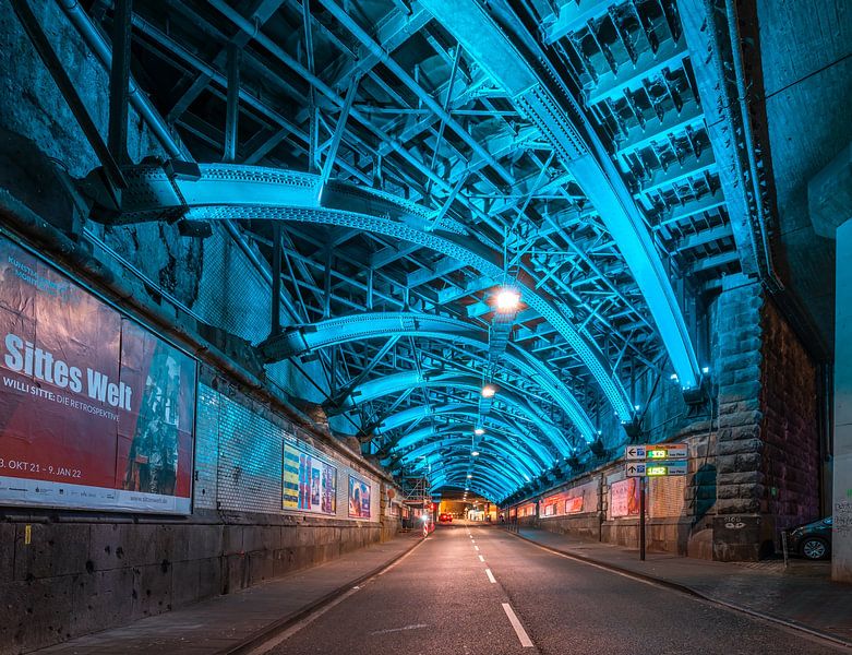Cologne / Köln / Cologne la nuit par Maurice Meerten