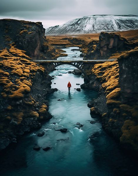 Avontuur in IJsland van fernlichtsicht