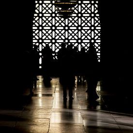 Silhouettes in Mesquita Cathedral - Cordoba by René Weijers