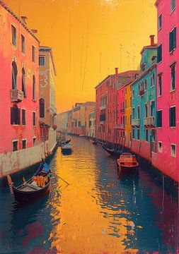 Italy Venice Pop Art by Niklas Maximilian