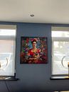 Customer photo: Frida - colourful portrait Frida by Wonderful Art