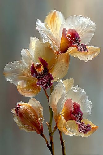 Chinese orchideeën (Phalaenopsis) met een vleugje kunstzinnigheid:
