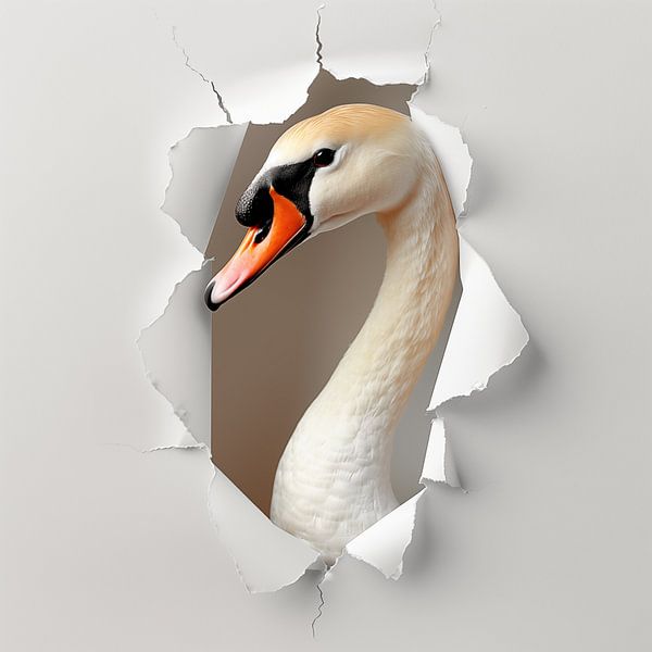 Cygne du mur par TheXclusive Art