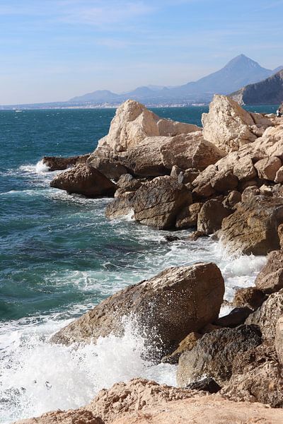 Rocks at Calp by Elly Meijer - Willemsen