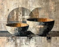 Modern Abstract Taupe | Modern abstract