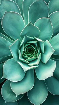 Turquoise Lard Plant by ByNoukk