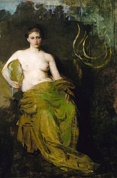 Abbott Handerson Thayer, figure semi-drapée