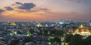 Nachthimmel über Bangkok