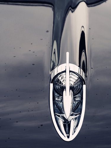 Amerikaanse klassieke auto 1957 Bel Air Hood Rocket