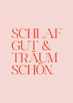 Slaap lekker en heb een mooie roze droom