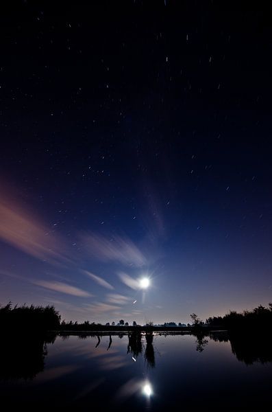 nieuwkoop Seen bei Nacht von Thomas Spaans