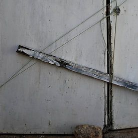 Dilapidated door in Algarve. by Marieke van der Hoek-Vijfvinkel