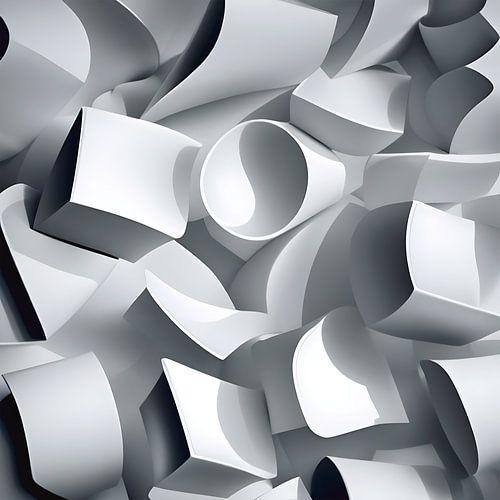 Moderne Abstracte 3d Print Vormen