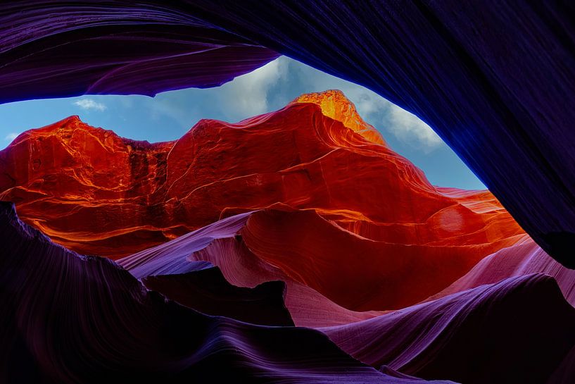 Antelope Canyon in Page, Arizona USA by Gert Hilbink