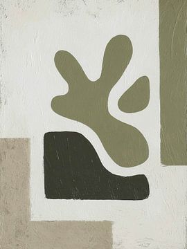 Shapes in earth and white