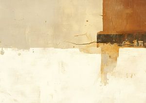 Beige Abstrakt