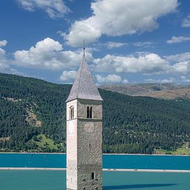 der Kirchturm im Reschensee von Peter Eckert