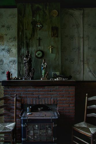 Verlaten huis interieur