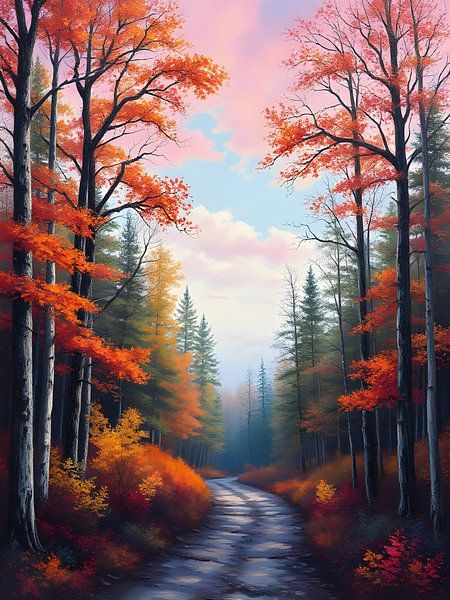 L'étreinte de l'automne par Artistic