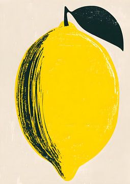 Stylised lemon by drdigitaldesign