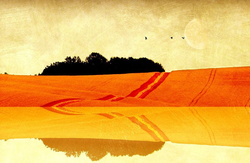 Landschaft by Heike Hultsch