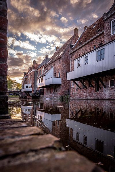 Cuisines suspendues d'Appingedam depuis le Damsterdiep par Martijn Werkman