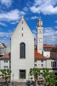 De kerk van St. Moritz in Augsburg