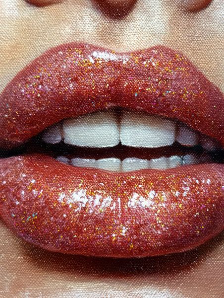 Sensual lips by Franka Poulain