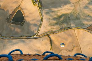 Toscane vanuit de luchtballon van Damien Franscoise