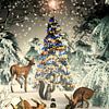 Kerstmagie in het toverbos van Jan Keteleer (JanKé): Een reis voorbij het canvas