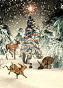 Weihnachtszauber im Zauberwald von Jan Keteleer Miniaturansicht