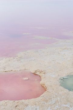 Roze zoutmeer van Torrevieja