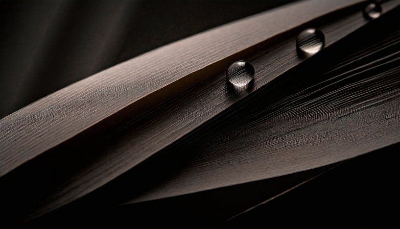 Regentropfen mit Muster von Mustafa Kurnaz