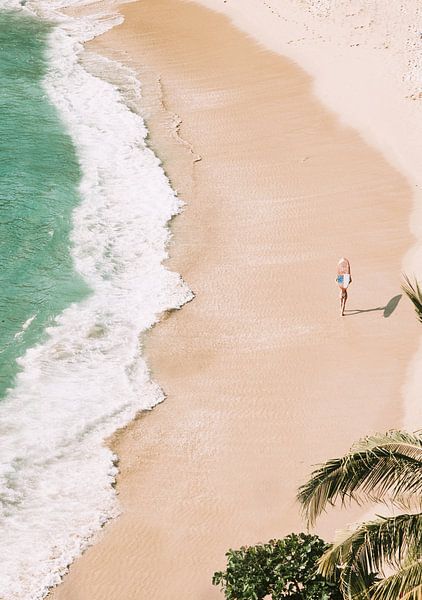 Surfgirl in Mexico van Lotte de Graaf