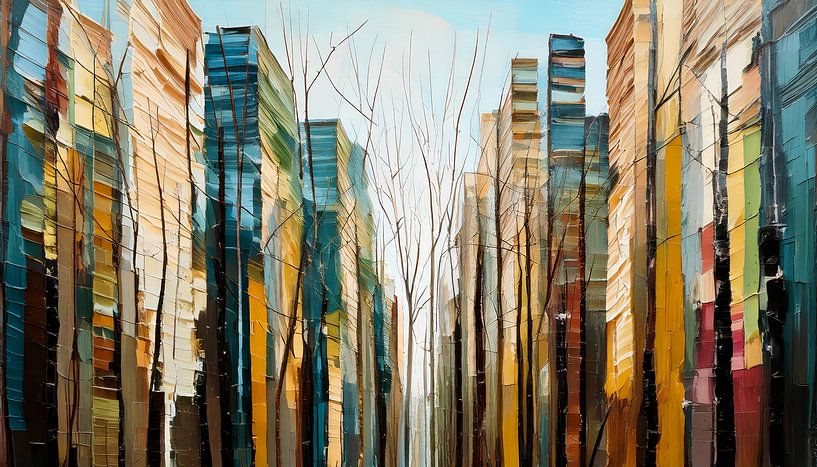 Paysage vertical par Martine Affre Eisenlohr