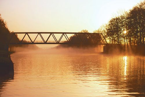Promenade automnale le long du canal Mittelland