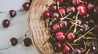 Cherries in the basket fine art