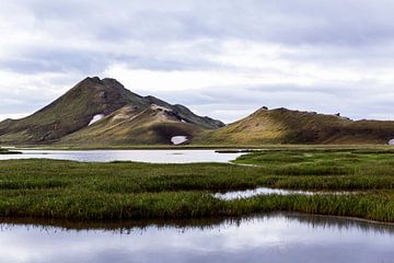 Mountain view in Landmannalaugar sur Ab Wubben