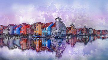 Reitdiephaven by Aline Nijland
