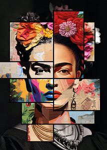 Collage Frida sur Color Square