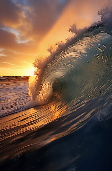 Wellen von fernlichtsicht