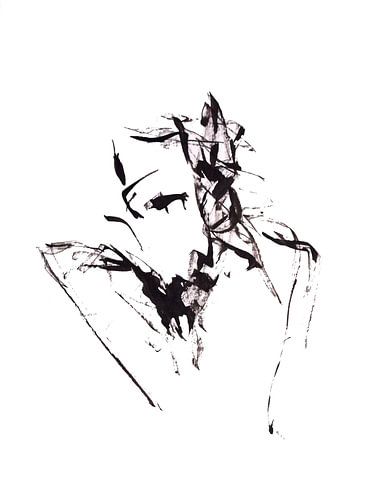 Mann mit zwei gesichtern