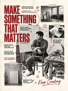 Make Something That Matters Create Before You Feel Ready Creative Mindset Graphic Design