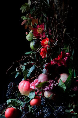 Fruit en bloemen