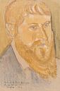 Emile Bernard - Portret van Paul Sérusier (1893) van Peter Balan thumbnail