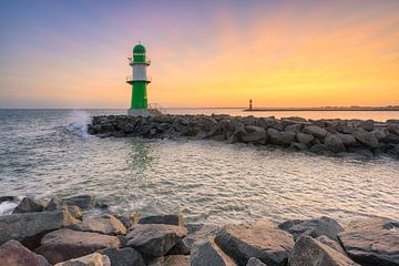 Feu de quai Warnemünde sur Michael Valjak