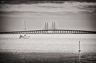 Zwart-wit fotografie: Öresundbrug van Alexander Voss thumbnail